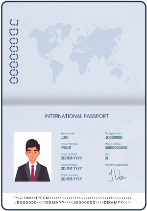 Passport sample image